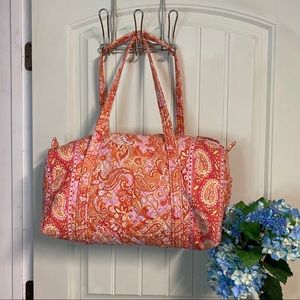 Vera Bradley Retired “Miller” Travel Bag-Sherbet